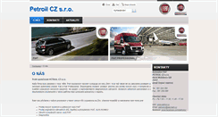 Desktop Screenshot of petroil.cz